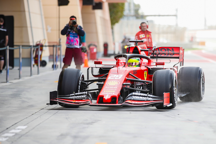 Mick Schumacher beim Bahrain-Test mit Ferrari