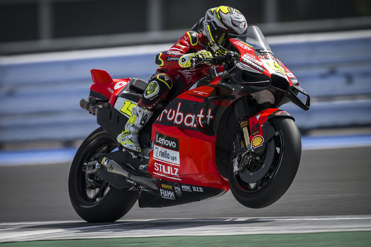 Alvaro Bautista hat vier Tage mit der Ducati getestet