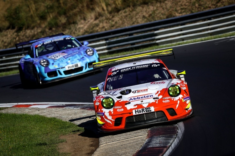 Schon für TQ2 qualifiziert: Der Porsche 911 GT3 R vom Frikadelli Racing Team