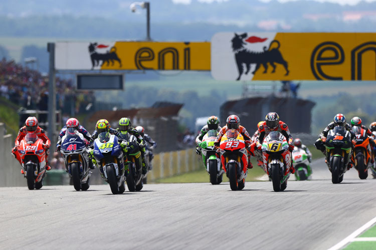 MotoGP-Start in Sachsen 2013: Nächstes Jahr wird am 13. Juli gefahren