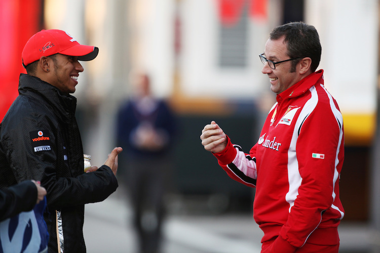 Lewis Hamilton und Stefano Domenicali 2011