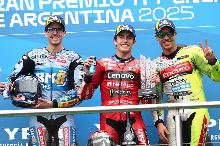 Alex Márquez, Marc Márquez, Franco Morbidelli