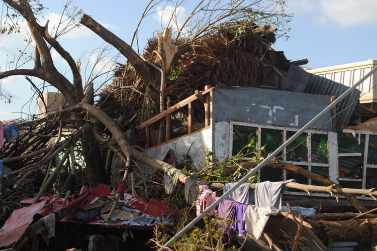 Taifun Hayian richtete grossen Schaden an