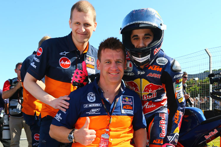 Jerez-GP 2012: Teamchef Ajo, Beirer und Salom