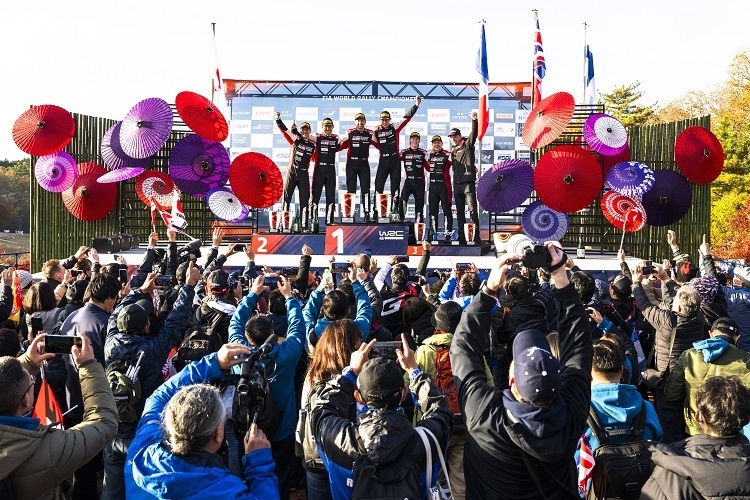 Toyota beendet beim Heimsieg in Japan die Saison mit einem Dreifach-Triumph