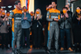 Daniel Ricciardo und Lando Norris durften bei der Präsentation des neuen McLaren MCL36 nicht fehlen