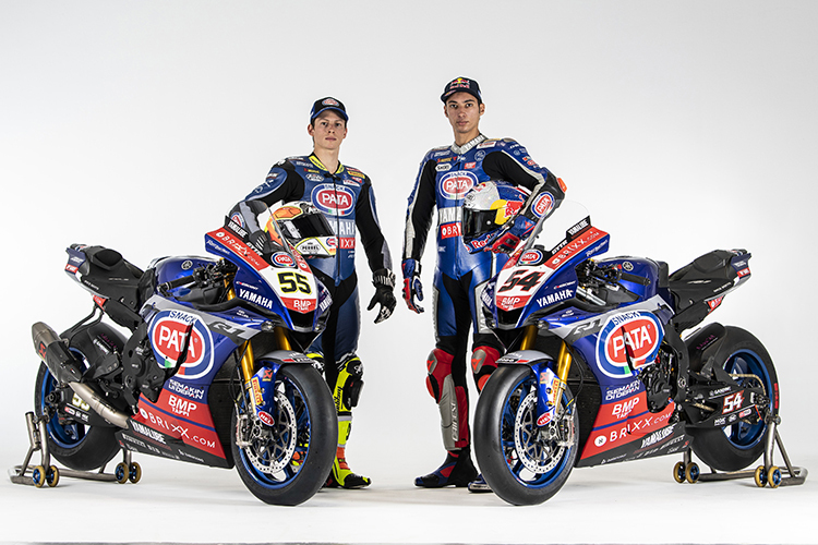 Die Yamaha-Werksfahrer Andrea Locatelli (li.) und Toprak Razgatlioglu 