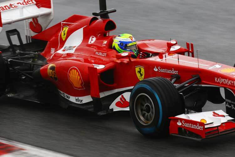 Felipe Massa beendete die erste Renndistanz