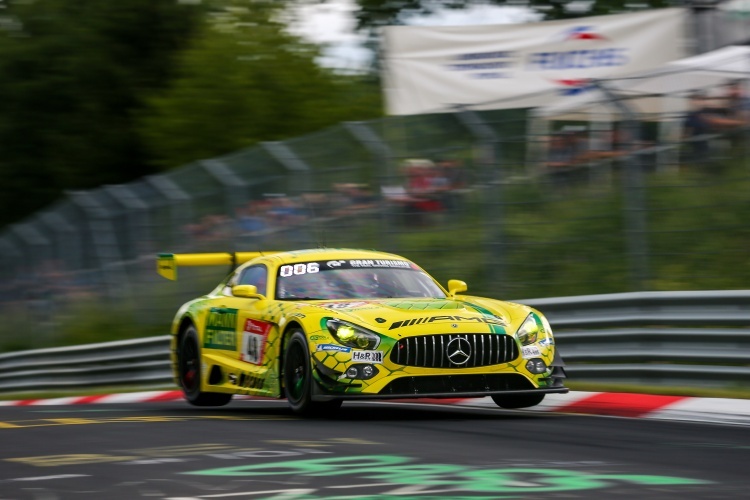 Bestzeit in erster Qualifikation bei den 24h am Nürburgring für den Mercedes-AMG GT3 vom Team Mann-Filter