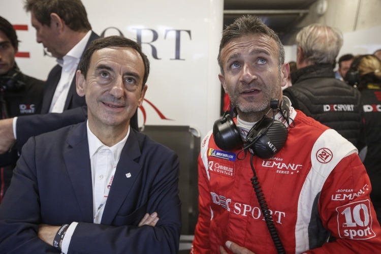 Nicolas Minassian (re.) zusammen mit ACO-Boss Pierre Fillon