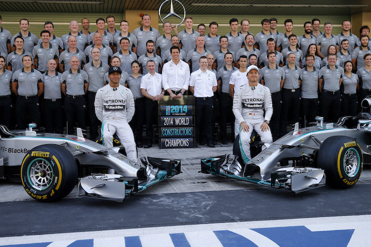 Mercedes 2014: Lewis Hamilton und Nico Rosberg