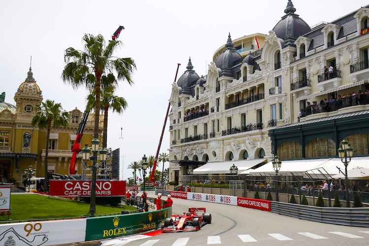Charles Leclerc in Monaco 2019