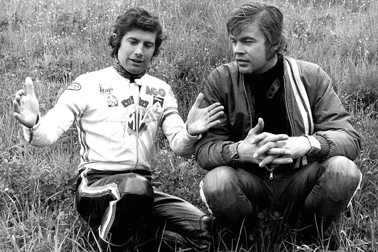Giacomo Agostini mit Dieter Braun