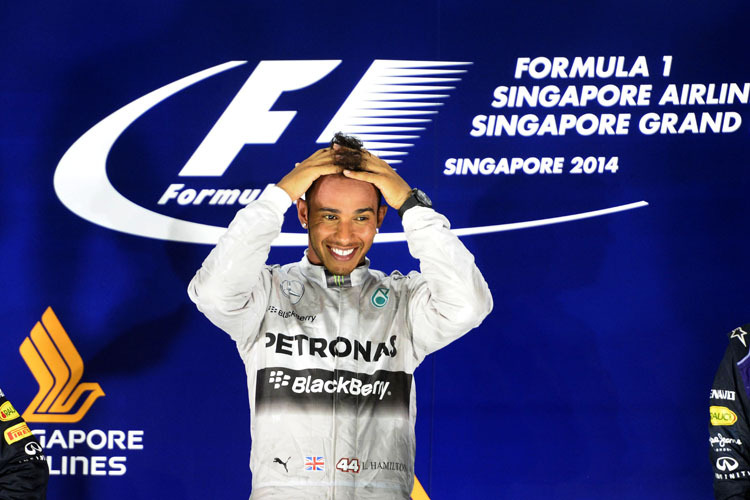 Mit seinem Singapur-Sieg hat Lewis Hamilton die Führung in der WM-Tabelle übernommen