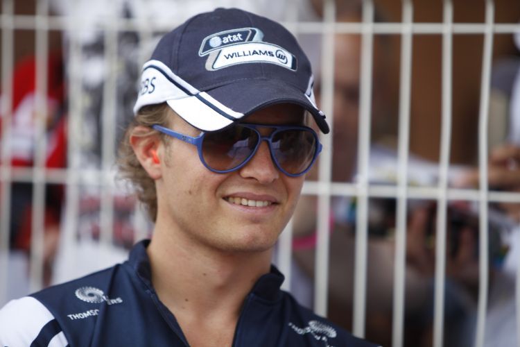 Nico Rosberg kann noch immer noch Lächeln