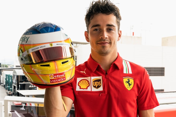 Charles Leclerc Ferrari 5. Spider Man ist zur ck Formel 1