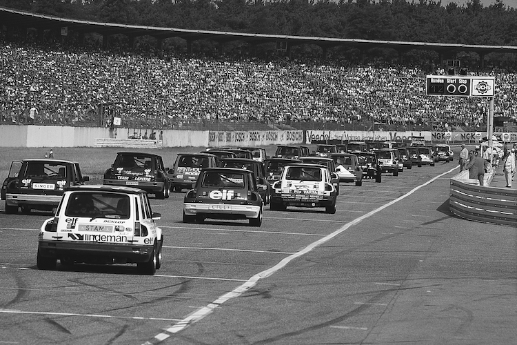 R5 Turbo-Europacup-Premiere 1981 in Hockenheim: 40 dicke Turbos und ein Weltmeister als Schlusslicht