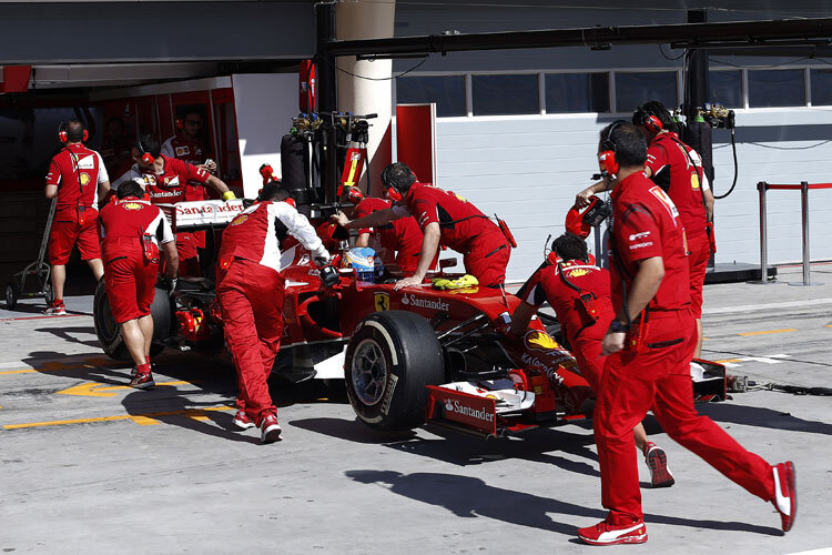 Für Fernando Alonso ist der Test in Bahrain schon beendet