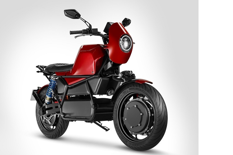Motowatt W1X: Elektro-Motorrad mit Zweirad-Antrieb für die Stadt