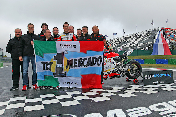 Barni Racing gewann mit Mercado erstmals den Titel im Superstock-1000-Cup