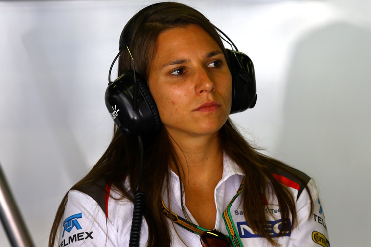 Simona de Silvestro durfte 2014 noch bei Sauber Formel-1-Luft schnuppern
