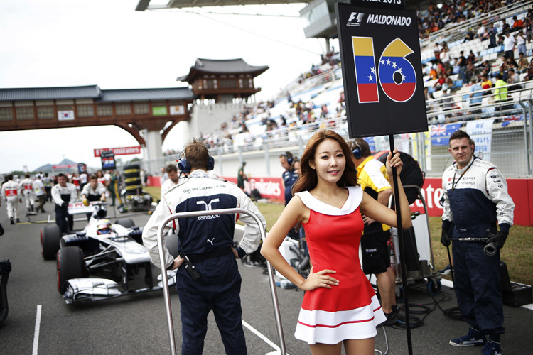 Da nützt der ganze Charme nichts: Der Südkorea-GP ist ein Wackelkandidat