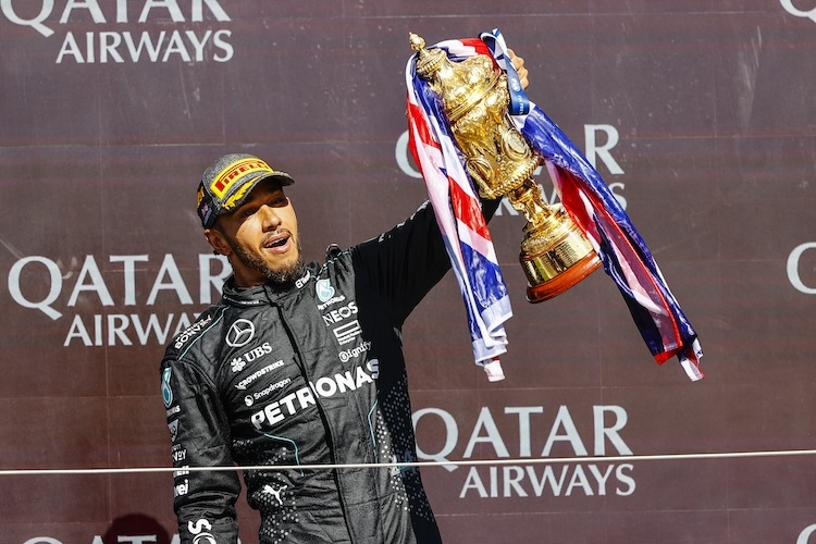 Lewis Hamilton, Sieger des britischen Grand Prix 2024