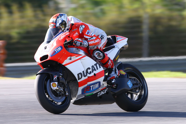 Andrea Iannone auf der Ducati GP14.3 in Sepang