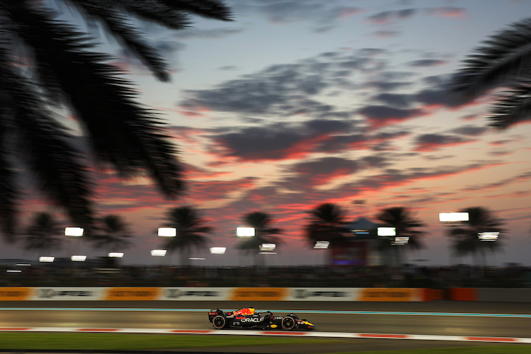 Max Verstappen 2022 in Abu Dhabi