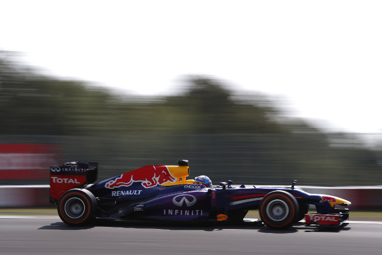 Sebastian Vettel startet beim Japan-GP hinter Mark Webber
