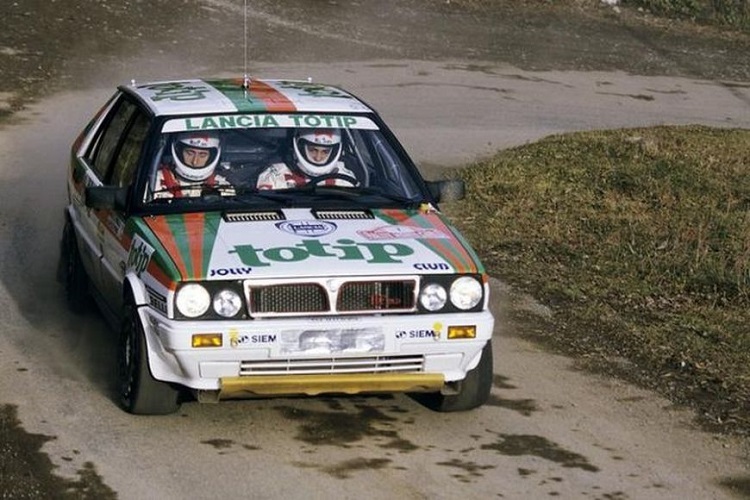 Alex Fiorio bei der Rallye Monte Carlo 1989