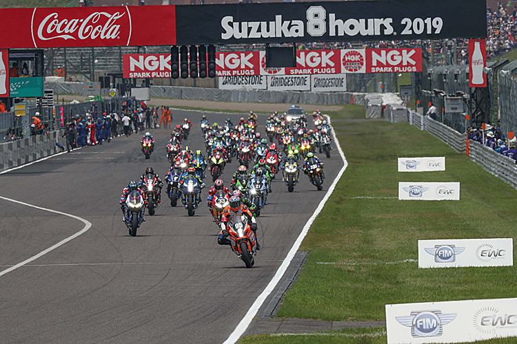 Das Acht-Stunden-Rennen in Suzuka ist das wichtigste Rennen für die japanischen Motorradhersteller