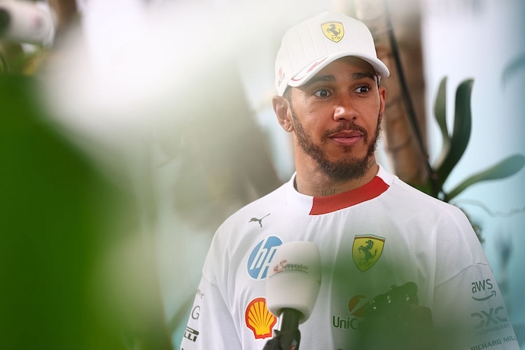 Lewis Hamilton in Miami