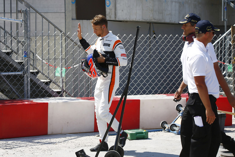 Jenson Button verabschiedet sich aus Monaco