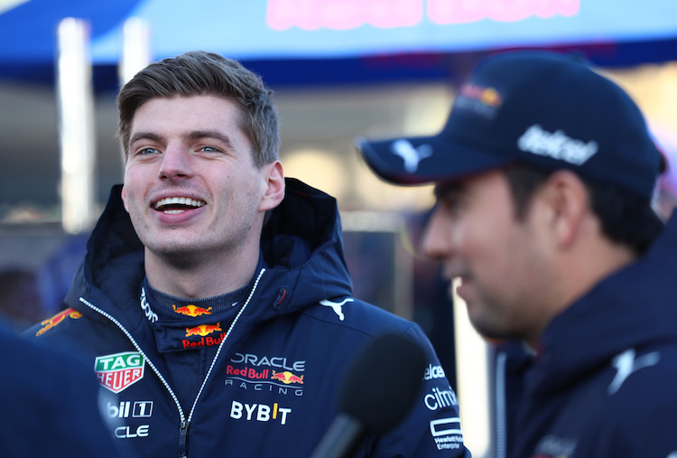 Max Verstappen und Sergio Pérez