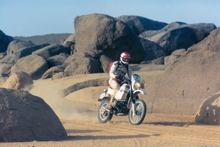 Vier Siege bei der Rallye Paris-Dakar begründeten den Mythos der Wüstenrennmaschine der R80G/S 