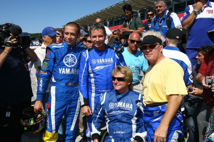 Yamaha-Superstars: Rossi, Lawson, Rainey, Roberts Sr.
