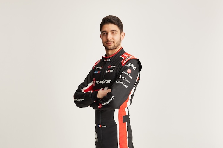 Esteban Ocon ist neu bei Haas, fährt dort an der Seite von Oliver Bearman