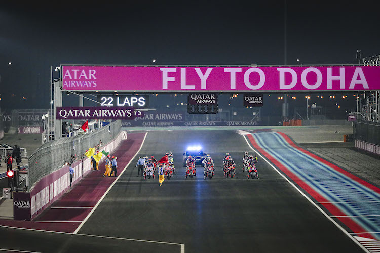 Willkommen zum Rennen in Doha