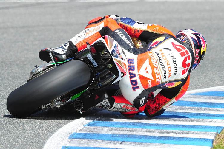 Stefan Bradl in Jerez