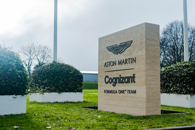 Beim Formel-1-Team Aston Martin in Silverstone