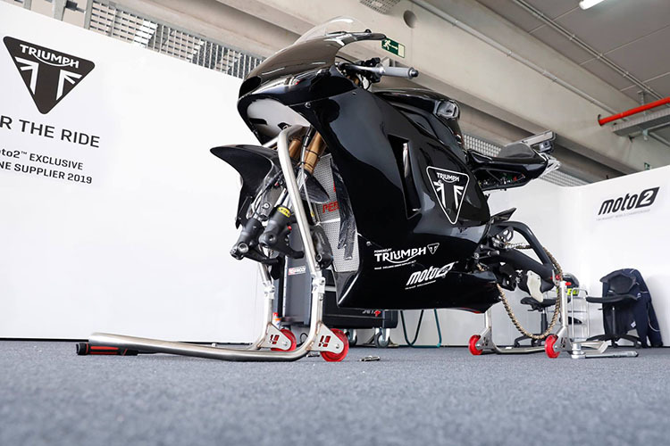 Die neuen 765-ccm-Dreizylinder-Motoren von Triumph werden ab 2019 in der Moto2-WM eingesetzt