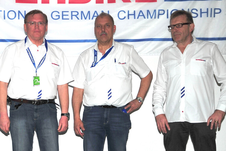Das MotorEvents-Team: Poensgen (jetzt in Pension), Hofmann und Meier