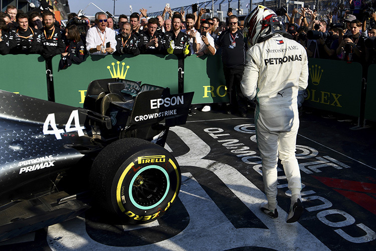 Lewis Hamilton nach dem Australien-GP