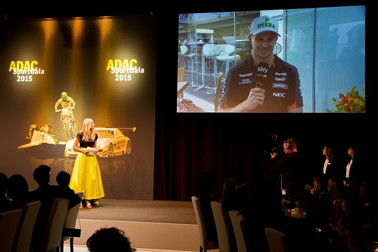 Freute sich per Videotelefonie über die Ehrung zum ADAC Motorsportler des Jahrs: Nico Hülkenberg