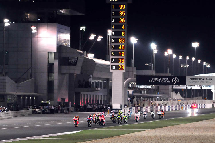 MotoGP-Start in Katar: Spannung daheim bei den TV-Zusehern
