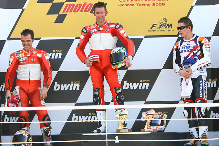 Bayliss war nur der Ersatzfahrer für Sete Gibernau, doch er siegte 2006 in Valencia