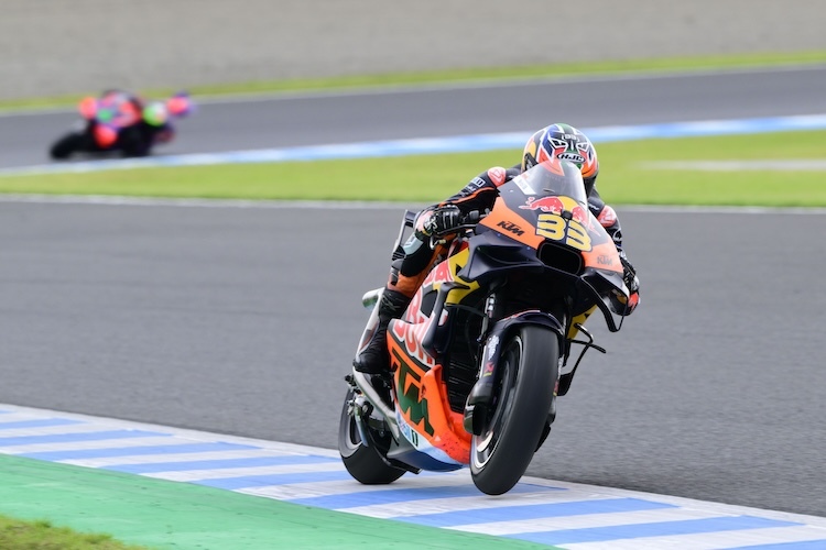 L'as KTM Brad Binder : loin derrière à la 6ème place