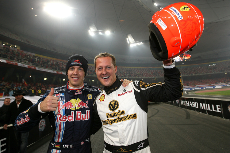 Sebatian Vettel und Michael Schumacher beim ROC 2009