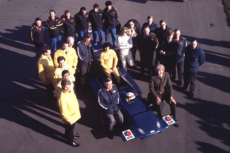 Ja, das ist das ganze Tyrrell-Team 1970, kein Scherz